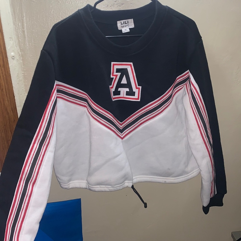 Extra large Lilly sport logo drawstring sweatshirt